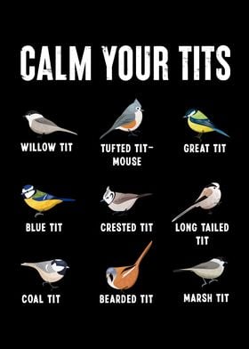 Calm your tits Funny Bird