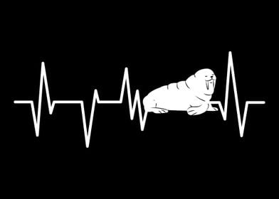 Cute Walrus Heartbeat