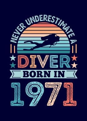 Diver born 1971 50th