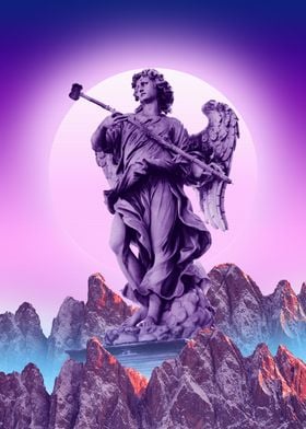 statue synthwave