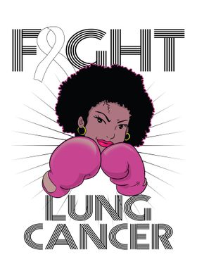 Fight Lung Cancer Black