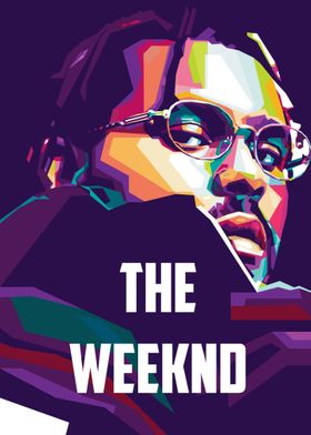 The Weeknd' Poster, picture, metal print, paint by mztgr7, Displate