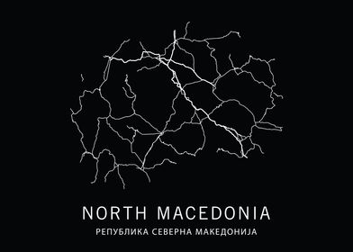 North Macedonia Road Map 