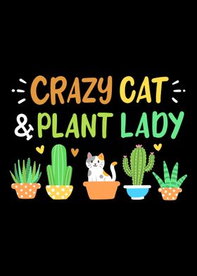 Cat Plant Lady