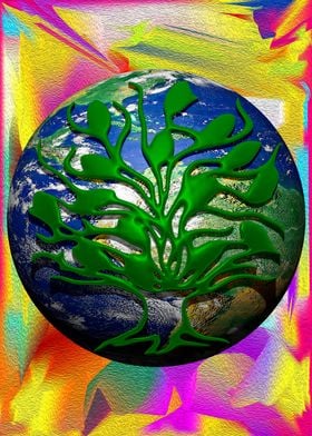 Green Earth Tree