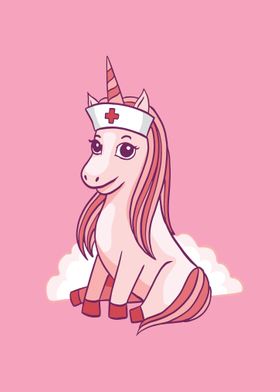 Unicorn cute nurse