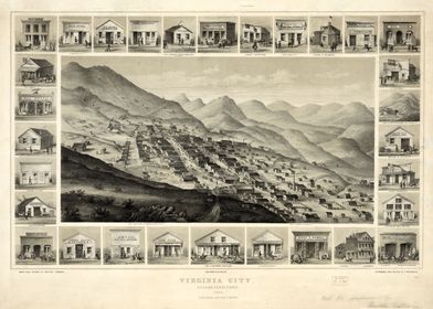 Virginia City NV 1861