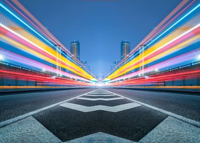 Busy Roads Traffic Trails 