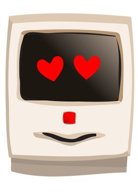 Love Face Beige Computer