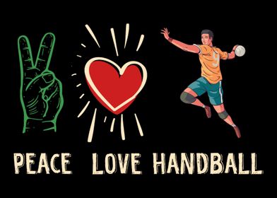 Peace Love Handball