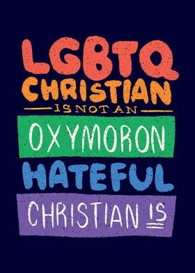 LGBTQ Christian is not an