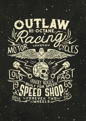 Logo text motorcycling