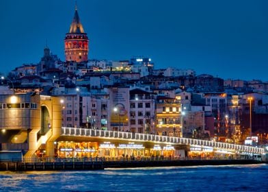 Galata bridge and Karakoy