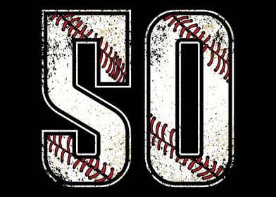 50 Baseball Jersey 50