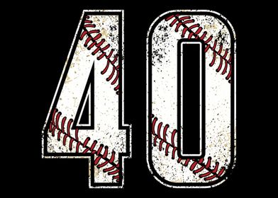 40 Baseball Jersey 40