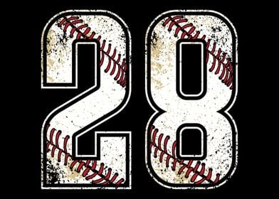 28 Baseball Jersey 28