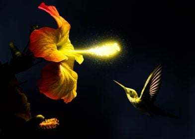 Luminous Humming Bird