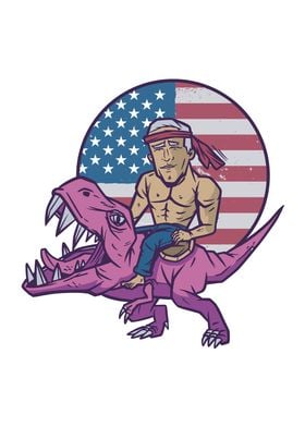 Funny Joe Biden Trex July