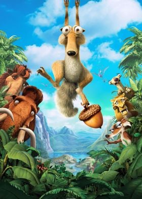 Ice Age Characters in Jungle