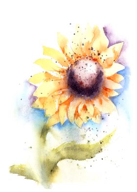 Sunflower painting