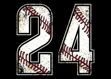 24 Baseball Jersey 24