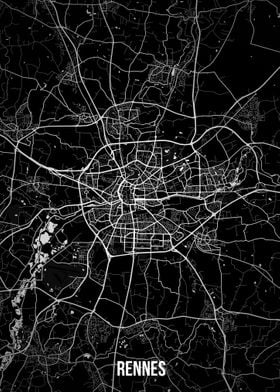 Rennes dark map