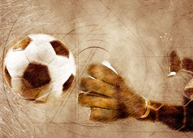 Football soccer art