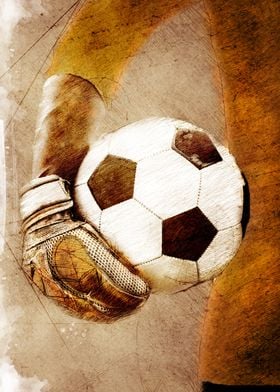 Football soccer art