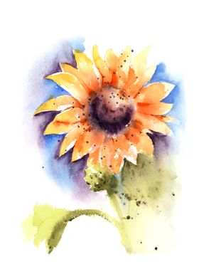 Sunflower painting