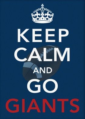 Keep Calm Prints Giants