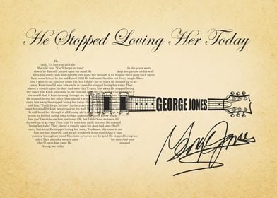 George Jones  He Stopped 