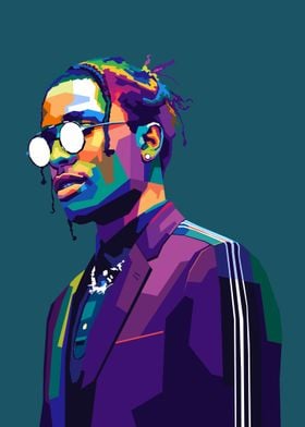 Asap Rocky Wpap Pop Art