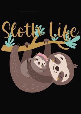 Funny Lazy Sloth