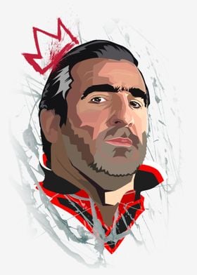 Eric Cantona Pop Art