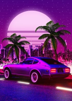 Classic Cars Synthwave