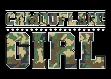 Camouflage Girl Army