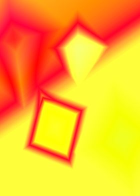 red yellow abstract design