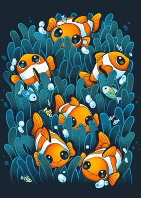 Clown Fish Posters Online - Shop Unique Metal Prints, Pictures, Paintings
