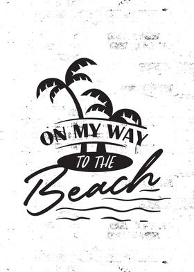 Funny Beach Quote Design