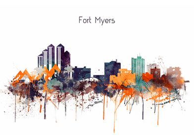 Fort Myers Florida Skyline