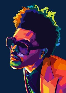 The Weeknd Wpap Pop Art