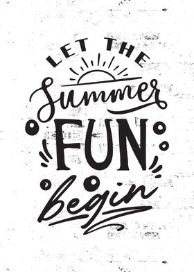 Summer Fun Quote Wall Art