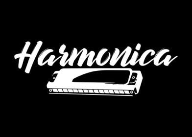 Harmonica Lettering Music