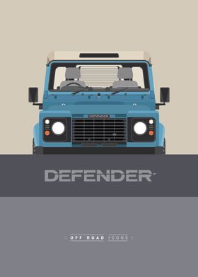 Defender blue desert