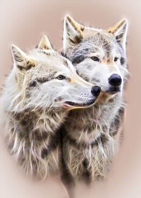 Wolfs Love Hug