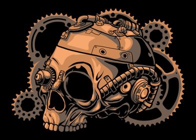 Steampunk Skull