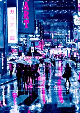 Tokyo Street Rain 2077