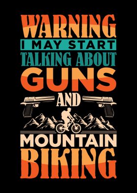 Mountain bike guns weapon