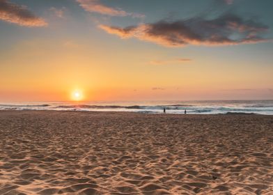 Sunrise over Indian Ocean