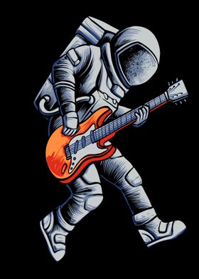 Astronaut guitar